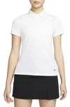 Nike Big Girls Dri-fit Victory Golf Polo Shirt In White