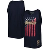 Mitchell & Ness Men's  Navy Houston Astros Cooperstown Collection Stars And Stripes Tank Top In Navy
