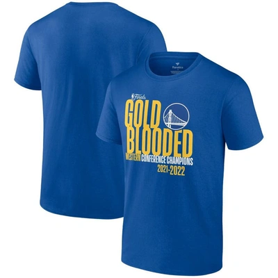 Fanatics Branded Royal Golden State Warriors 2022 Western Conference Champions Hometown T-shirt