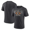 Fanatics Branded Heather Charcoal Brooklyn Nets True Classics Power Phase Tri-blend T-shirt In Heather Charcoal