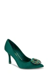 Kenneth Cole New York Romi Starburst Pointed Toe Pump In Green
