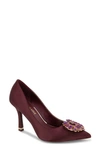 Kenneth Cole New York Romi Starburst Pointed Toe Pump In Wine
