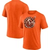 Fanatics Branded Heathered Orange Cleveland Browns Tri-blend Sporting Chance T-shirt In Heather Orange