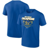 Fanatics Branded Royal Golden State Warriors 2022 Nba Finals Champions Lead The Change T-shirt In Royal