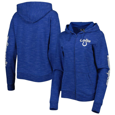 New Era Royal Indianapolis Colts Reverse Full-zip Hoodie