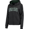 Colosseum Charcoal Michigan State Spartans Arched Name Full-zip Hoodie In Charcoal