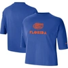 Nike Royal Florida Gators Crop Performance T-shirt In Royal