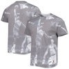 MITCHELL & NESS MITCHELL & NESS KARL MALONE HEATHER GRAY UTAH JAZZ ABOVE THE RIM T-SHIRT