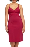 Montelle Intimates Full Support Gown In Raspberry