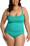 La Blanca Island One-piece Swimsuit In Emerald