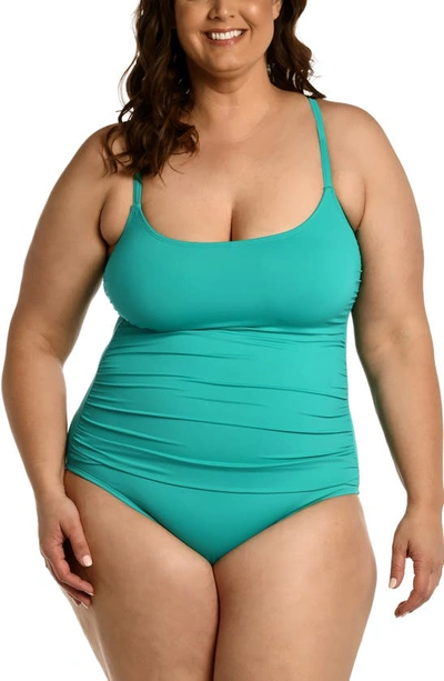 La Blanca Island One-piece Swimsuit In Emerald