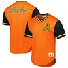 Mitchell & Ness Men's  Orange San Jose Earthquakes Mesh V-neck T-shirt In Orange