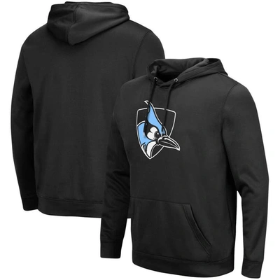 Colosseum Men's Black Johns Hopkins Blue Jays Lantern Pullover Hoodie