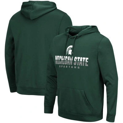 COLOSSEUM COLOSSEUM GREEN MICHIGAN STATE SPARTANS LANTERN PULLOVER HOODIE