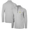 LEVELWEAR LEVELWEAR GRAY SAN DIEGO PADRES ORION HISTORIC LOGO RAGLAN QUARTER-ZIP JACKET