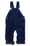 Dotty Dungarees Unisex Navy Corduroy Overalls - Baby, Little Kid, Big Kid In Navy
