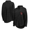 GAMEDAY COUTURE GAMEDAY COUTURE BLACK OHIO STATE BUCKEYES SWITCH IT UP TRI-BLEND BUTTON-UP SHACKET
