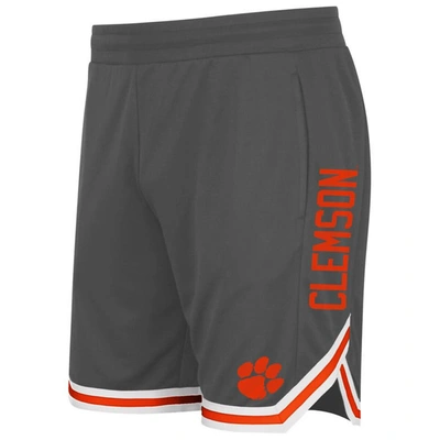 Colosseum Charcoal Clemson Tigers Continuity Shorts