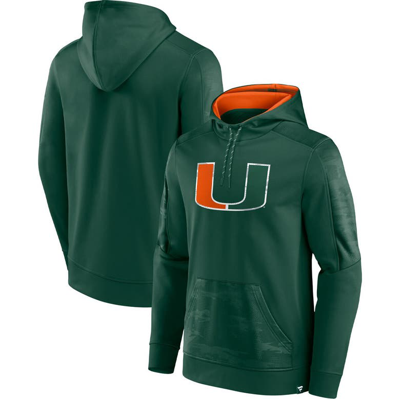 Fanatics Branded Green Miami Hurricanes On The Ball Pullover Hoodie