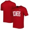 New Era Red Tampa Bay Buccaneers Combine Authentic Training Huddle Up T-shirt In Red