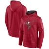 FANATICS FANATICS BRANDED RED TAMPA BAY BUCCANEERS ON THE BALL PULLOVER HOODIE