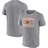Fanatics Branded Heathered Gray Cleveland Browns Want To Play T-shirt In Heather Gray
