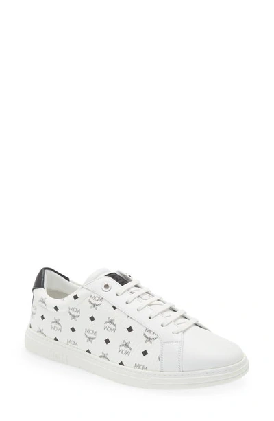 Mcm Terrain Low-top Sneakers In White