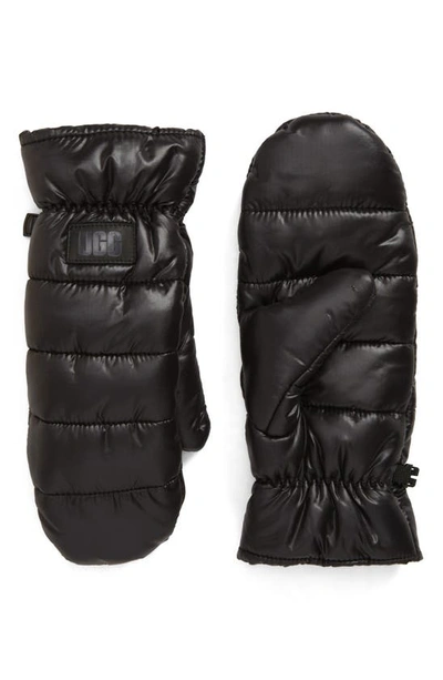 Ugg Puff Yeah All Weather Mittens In Black