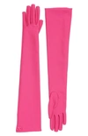 Valentino Vlogo Signature Pink Opera Gloves In Uwt Pink