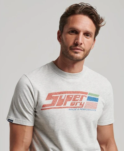 Superdry Men's Vintage Shapers & Makers T-shirt Light Grey / Glacier Grey  Marl - Size: M | ModeSens