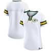 Fanatics Branded White Green Bay Packers Sunday Best Lace-up T-shirt In White