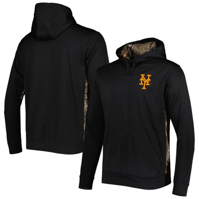 Dunbrooke Men's  Black, Camo New York Mets Ranger Pullover Hoodie In Black,camo