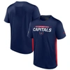Fanatics Branded Navy/red Washington Capitals Authentic Pro Rink Tech T-shirt In Navy