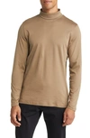 Robert Barakett Georgia Cotton Turtleneck In Shitake