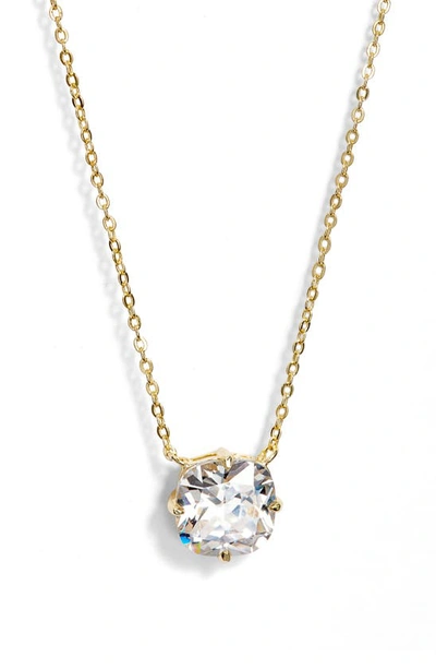 Melinda Maria The Monarch Pendant Necklace In Gold White Diamondettes