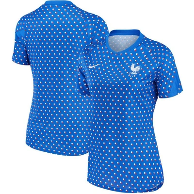 Nike National Team 2022/23 Away Pre-match Performance Top In Blue