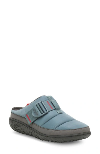 Chaco Ramble Water Resistant Puffer Clog In Cloudy Blue