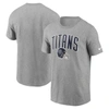 NIKE NIKE HEATHERED GRAY TENNESSEE TITANS TEAM ATHLETIC T-SHIRT