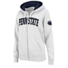 COLOSSEUM STADIUM ATHLETIC WHITE PENN STATE NITTANY LIONS ARCHED NAME FULL-ZIP HOODIE