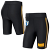 Wear By Erin Andrews Black Los Angeles Chargers Biker Shorts In Black