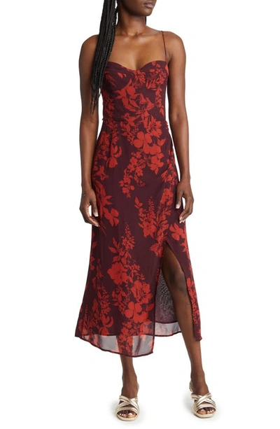 Reformation Kourtney Midi Dress In Divina ModeSens