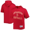 Mitchell & Ness Men's  Scarlet Tampa Bay Buccaneers Washed Short Sleeve Pullover Hoodie In Scarlet