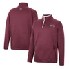 Colosseum Maroon Mississippi State Bulldogs Rebound Quarter-snap Jacket In Maroon