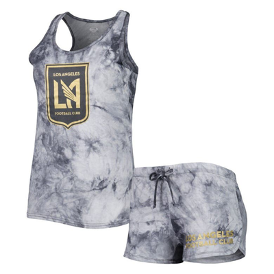 Concepts Sport Women's  Charcoal Lafc Billboard Tank Top And Shorts Sleep Set