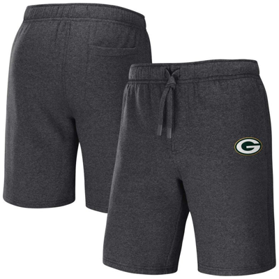 Nfl X Darius Rucker Collection By Fanatics Heather Charcoal Green Bay Packers Logo Shorts