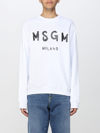 Msgm Sweatshirts & Hoodies  Men Color White