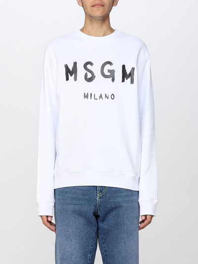 Msgm Sweatshirts & Hoodies  Men Color White In White