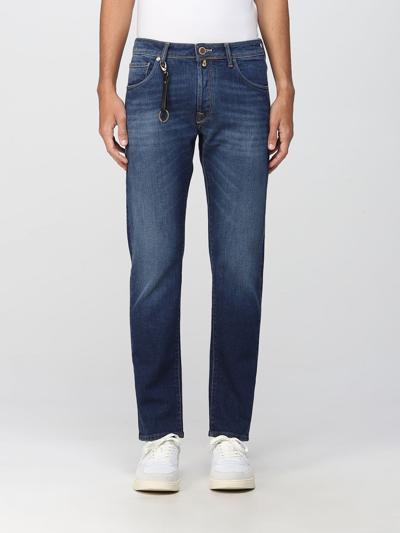 Incotex Jeans  Men Color Denim In Blue