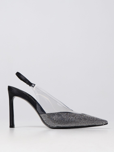 Sergio Rossi High Heel Shoes  Women Color Black In Black/crystal