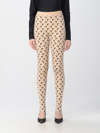 Marine Serre Moon Print Leggings In Beige